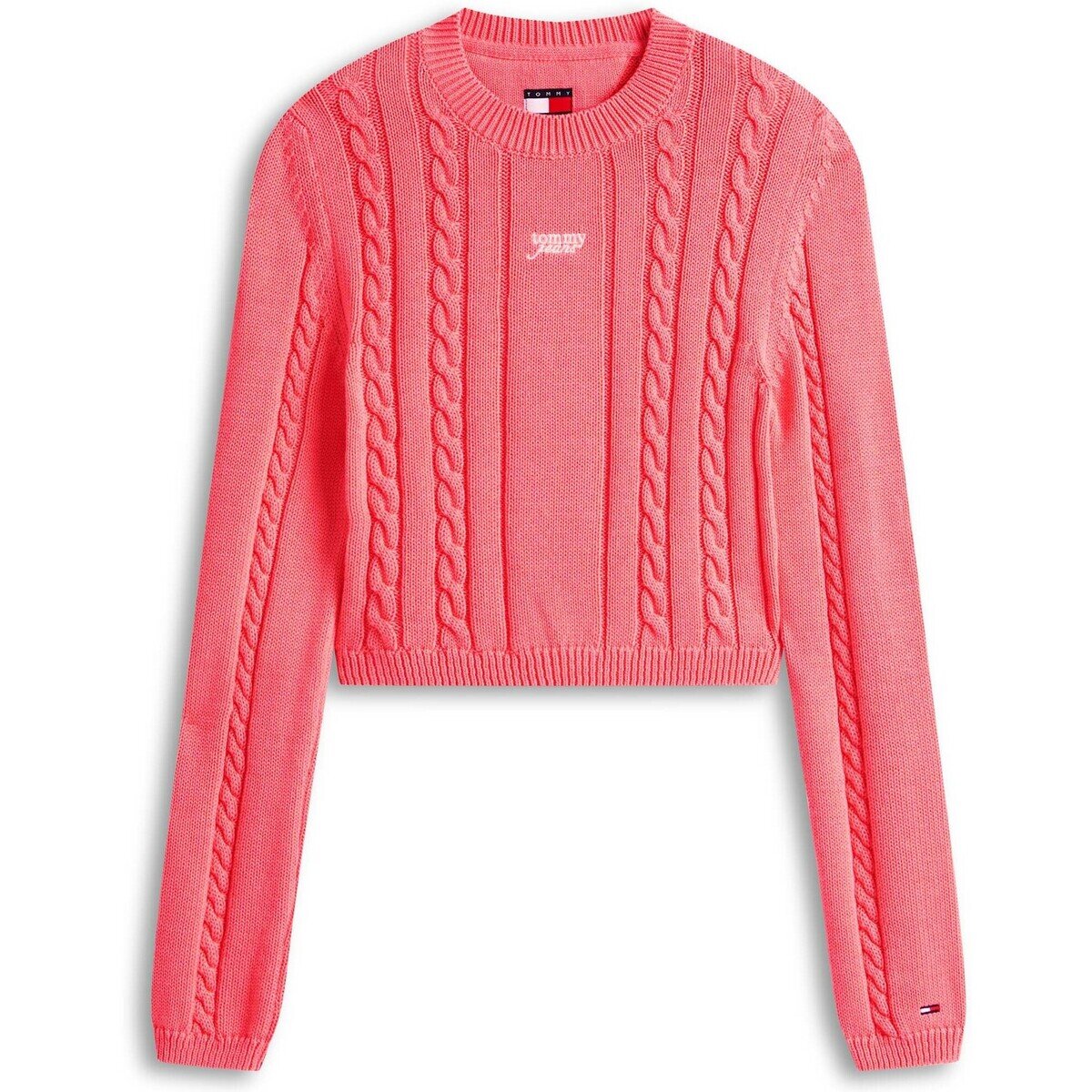 Tommy Jeans Îmbracaminte Tjw Cable Script Swe