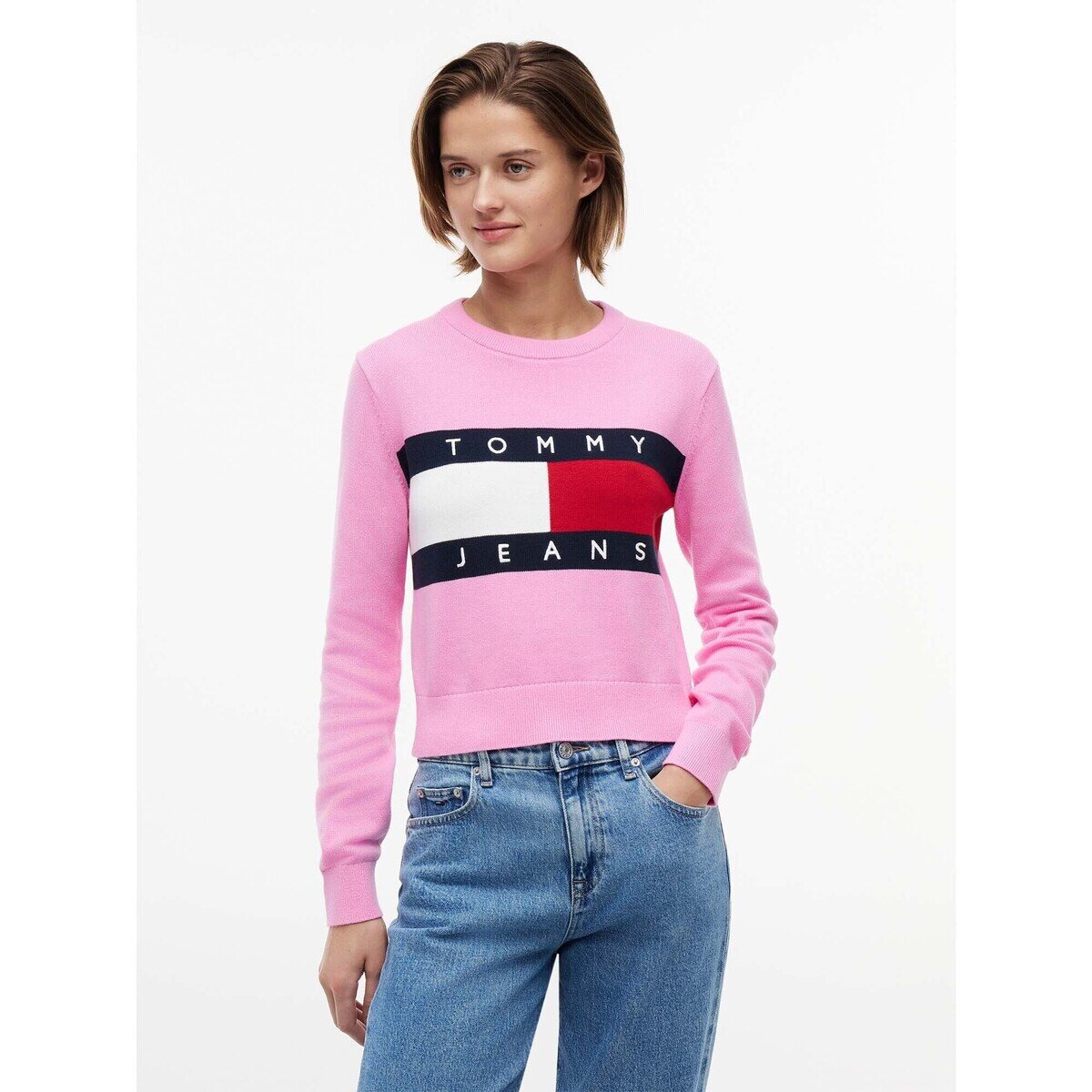 Tommy Jeans Îmbracaminte Tjw Flag Crew Neck S