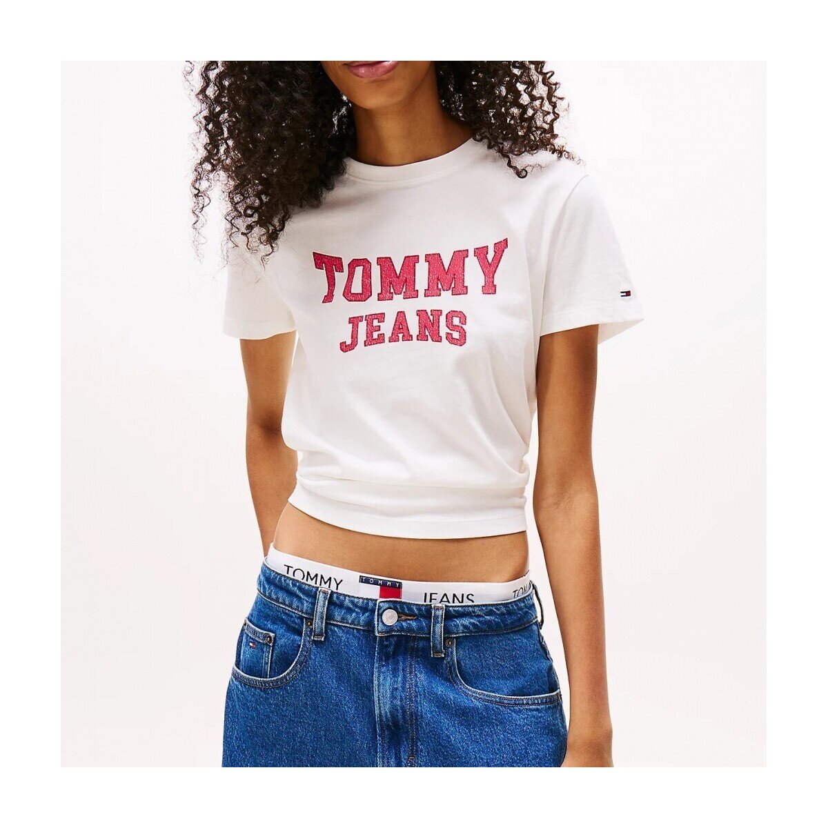 Tommy Jeans Îmbracaminte Tjw Reg Varsity Tee Ext