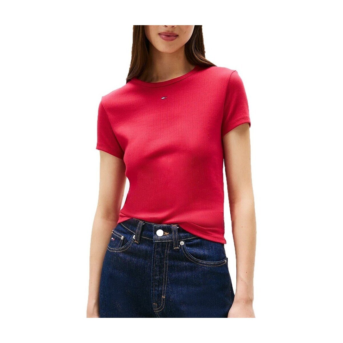 Tommy Jeans Îmbracaminte Tjw Slim Essential Rib S