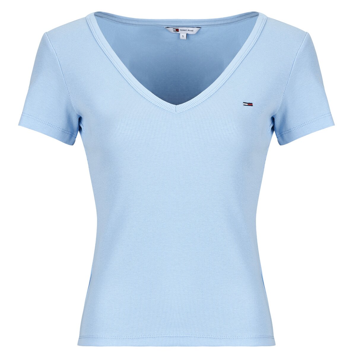 Tommy Jeans Îmbracaminte TJW SLIM ESSENTIAL RIB V SS