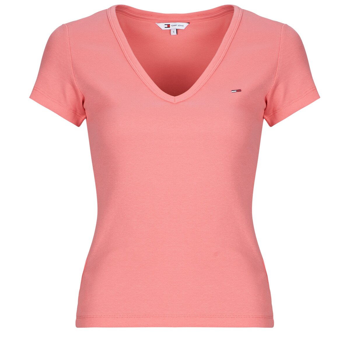Tommy Jeans Îmbracaminte TJW SLIM ESSENTIAL RIB V SS