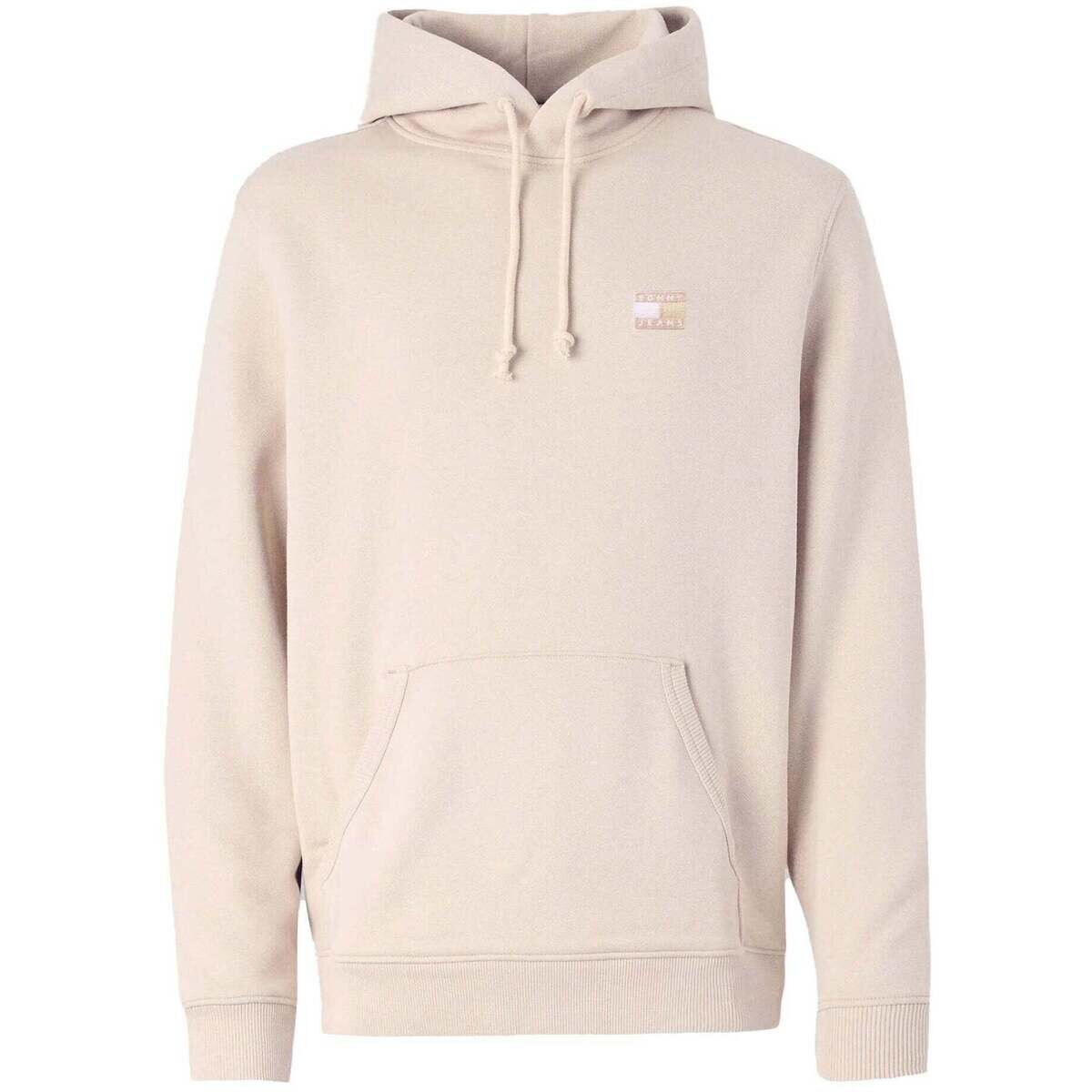 Tommy Jeans Îmbracaminte Tonal Logo Badge Hoodie Oat Marl Heather