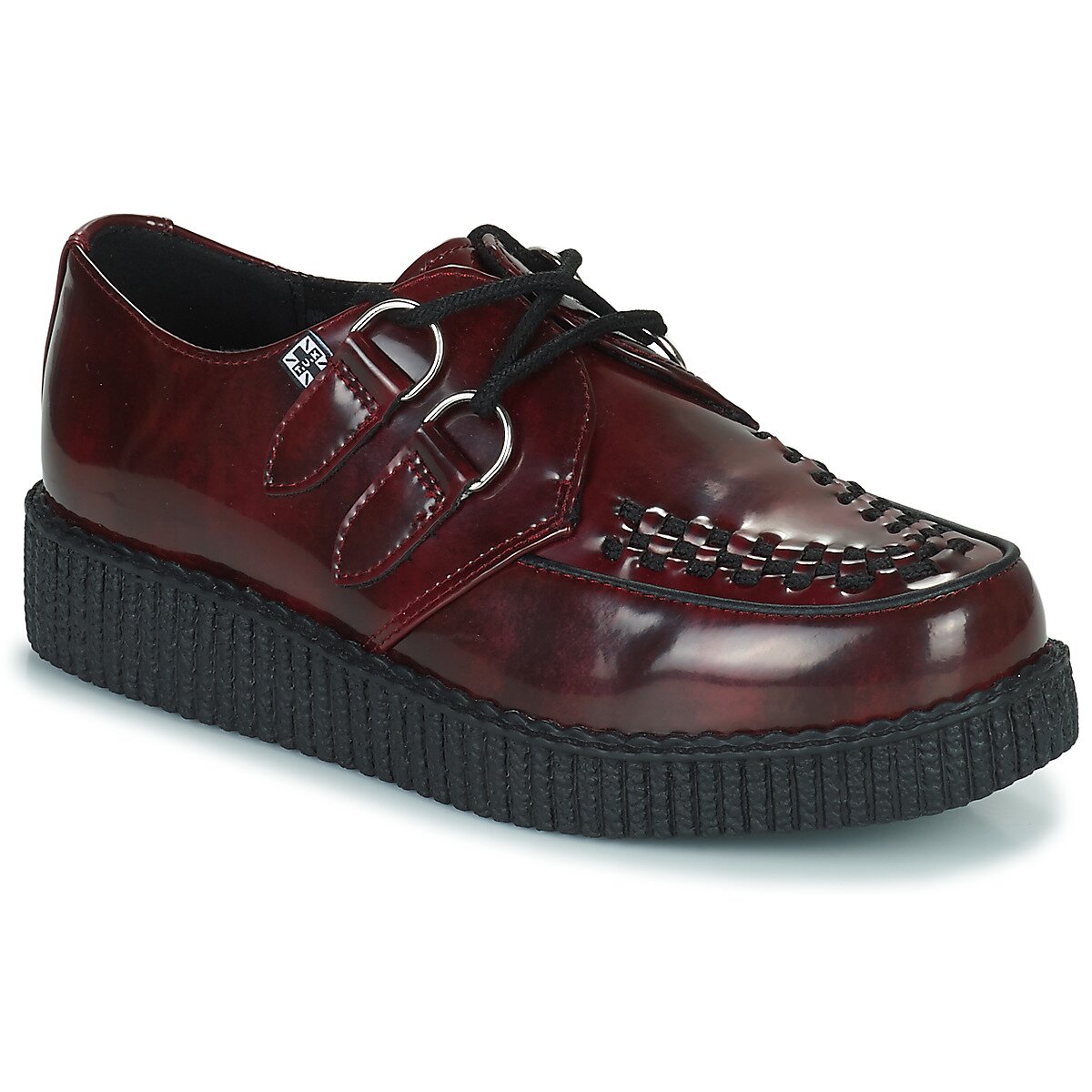 TUK Pantofi Viva Low Creeper Burgundy