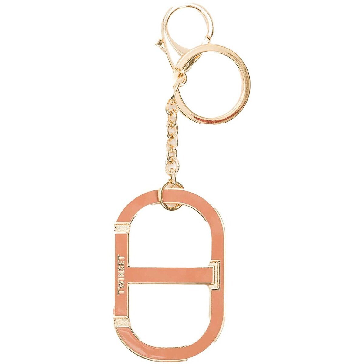 Twinset Accesorii textile Portachiavi In Metallo Con Oval T E Moschettone