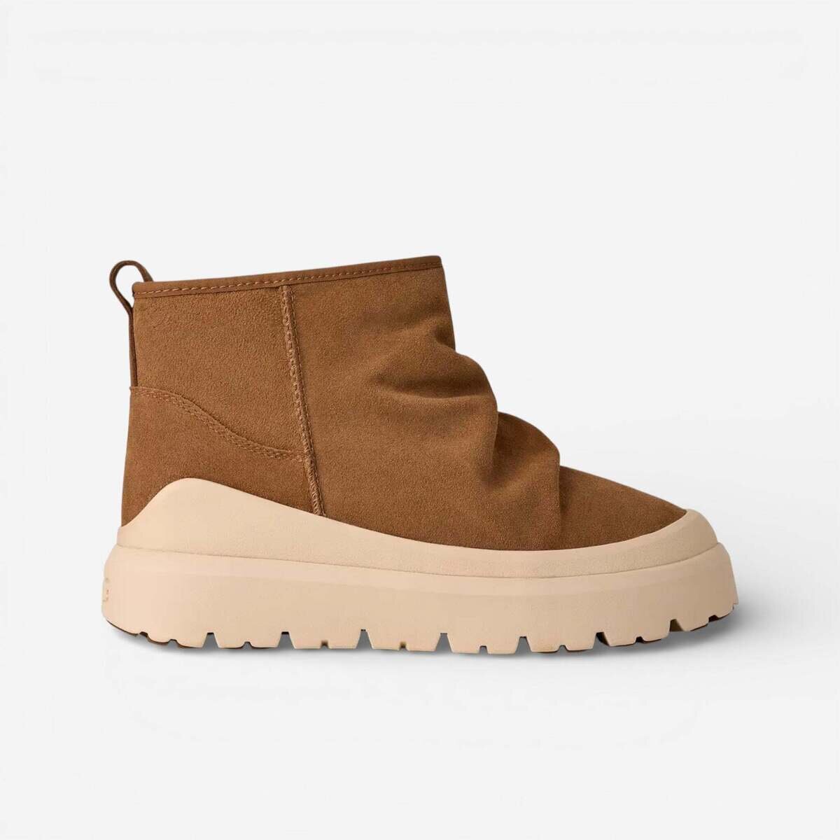 UGG Pantofi Heritage Utility Mini Boot Chestnut Whitecap