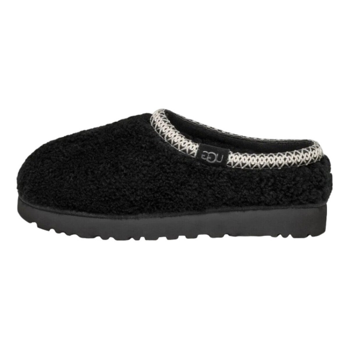 UGG Pantofi Tasman Maxi Curly Slipper Black