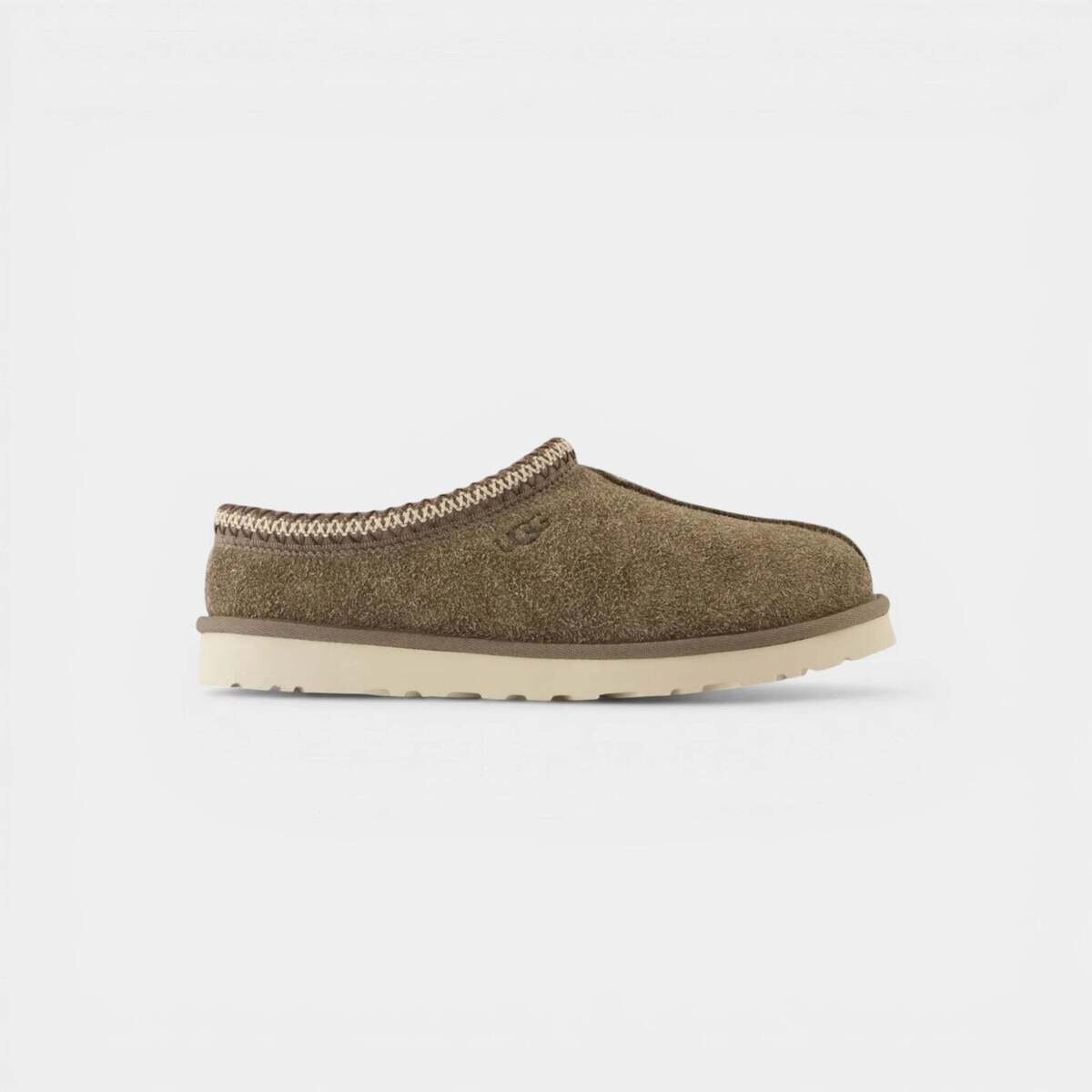 UGG Pantofi Tasman Shaggy Suede Slipper Smoke Plume