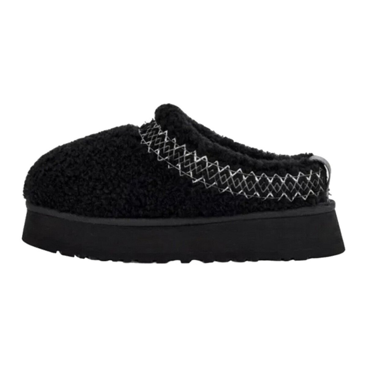 UGG Pantofi Tazz Slipper Heritage Braid Black