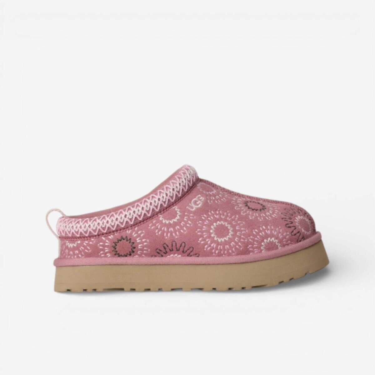 UGG Pantofi Tazz Sun Stitch Slipper Horizon Pink (Kids)