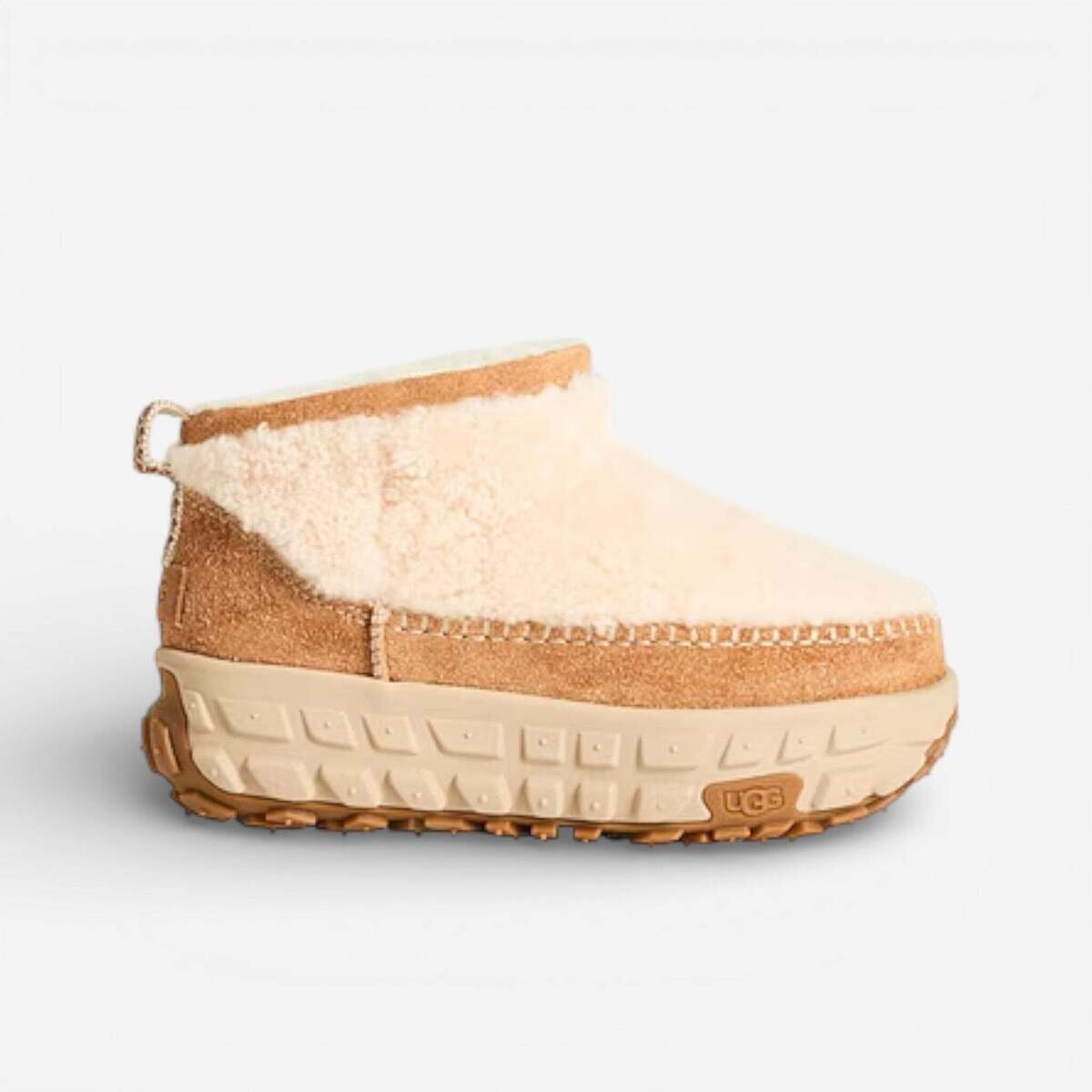 UGG Pantofi Venture Daze Ultra Mini Cozy Boot Natural