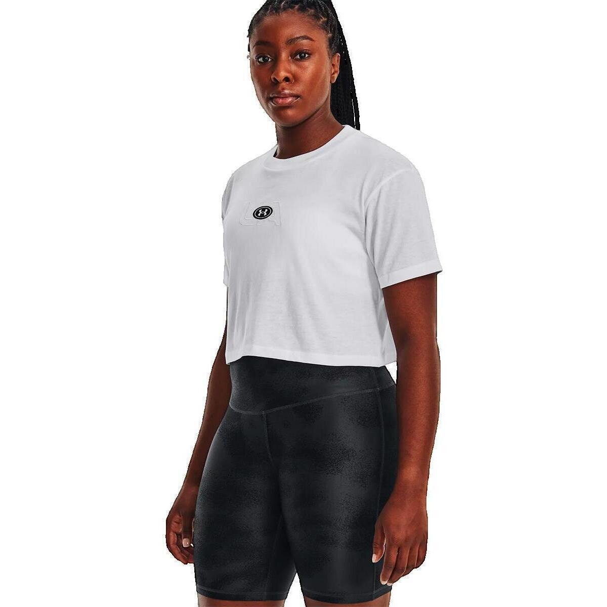 Under Armour Îmbracaminte T-shirt Branded Logo Crop