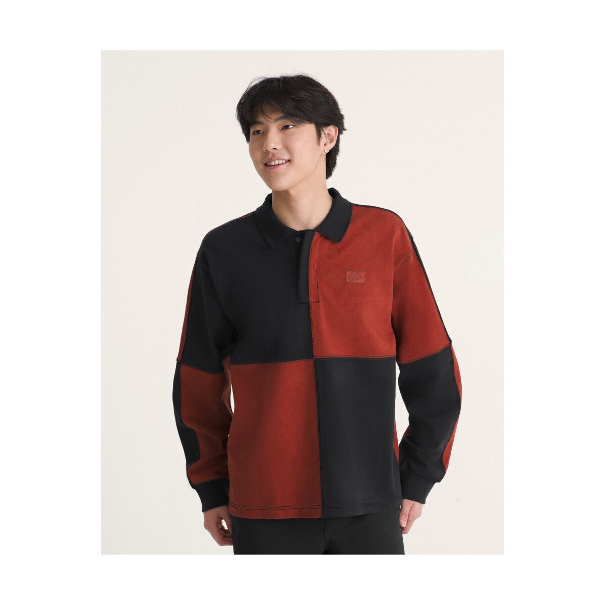 Vans Îmbracaminte Check rugby ls knit