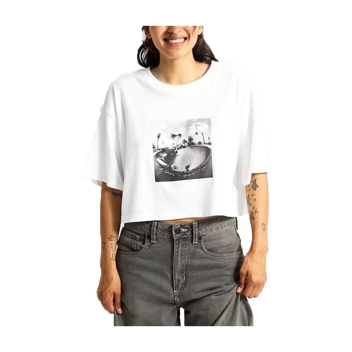 Vans Îmbracaminte Rhythm Relaxed Crop Ss