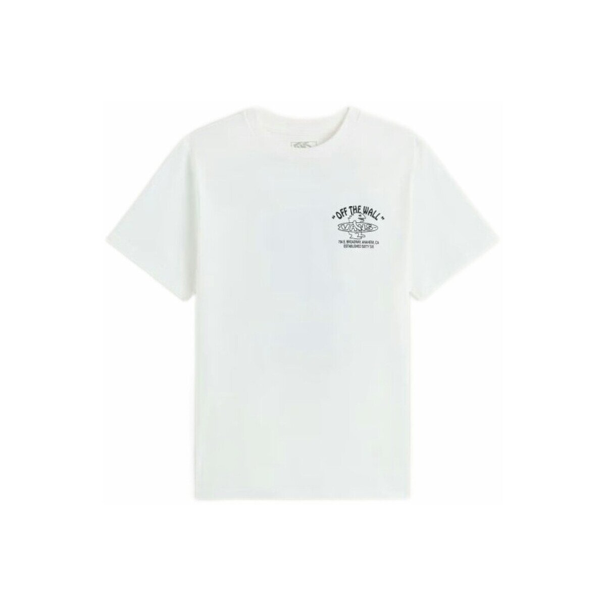 Vans Îmbracaminte Vn001024wht1 Food Spot Ss Tee