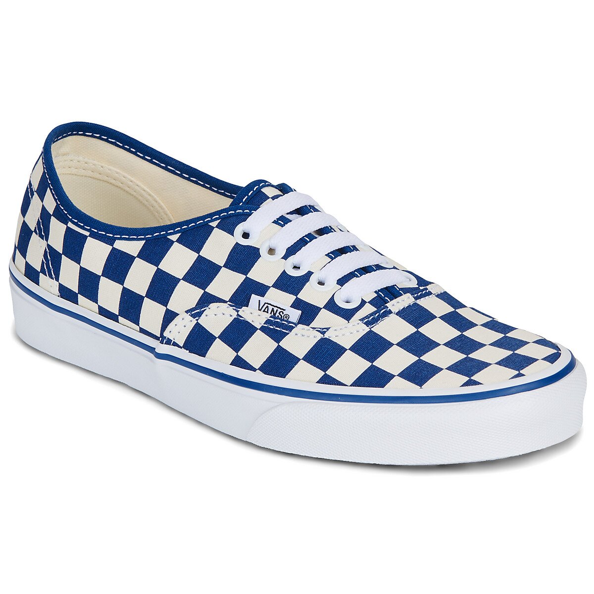 Vans Pantofi Authentic AMQ - PRIMARY CHECK TRUE BLUE/WHITE