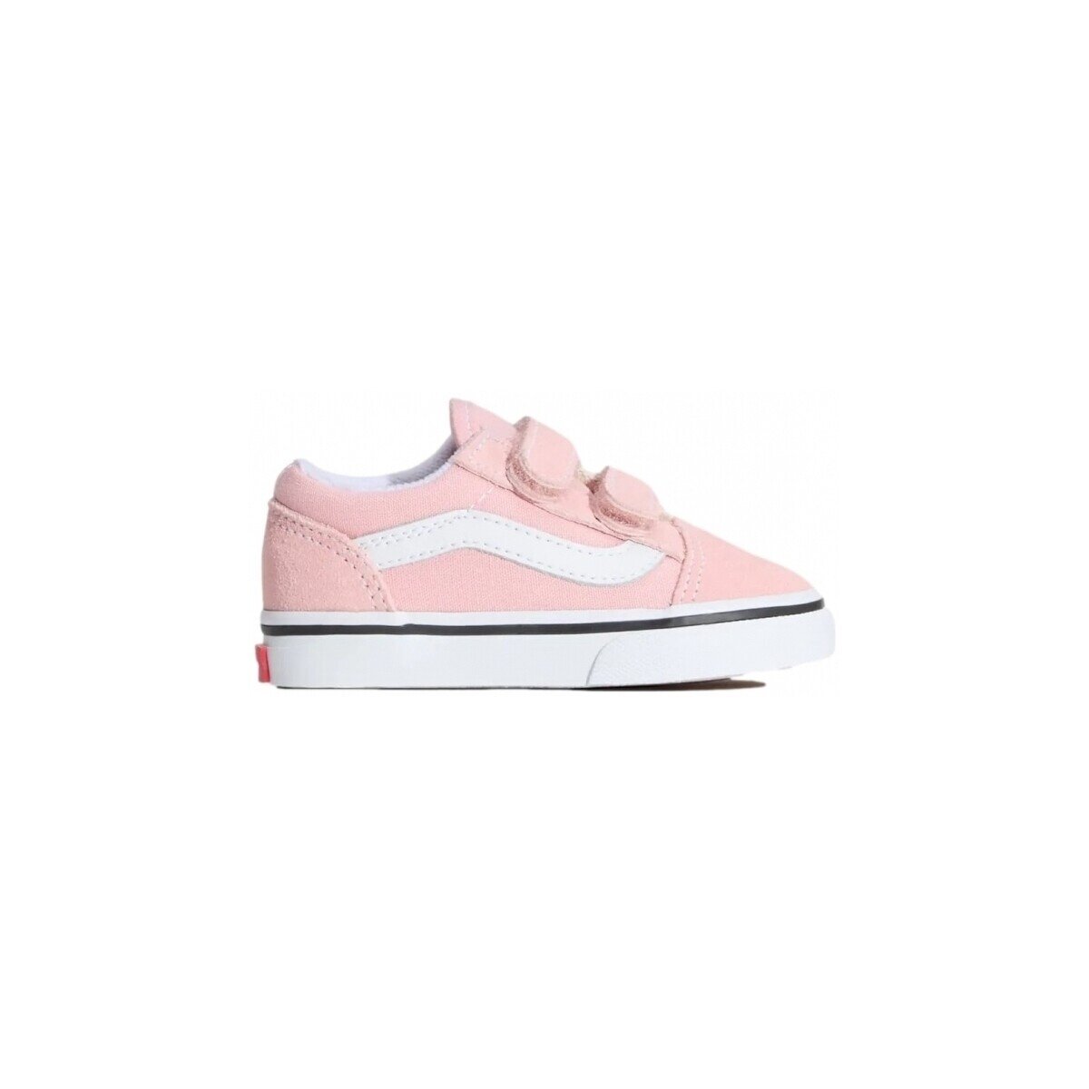 Vans Pantofi Baby Old Skool V - Powder Pink/True White