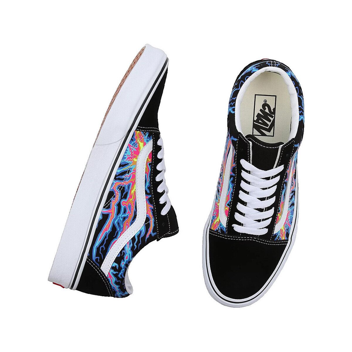 Vans Pantofi Baskets Electric Flame Old Skool daim
