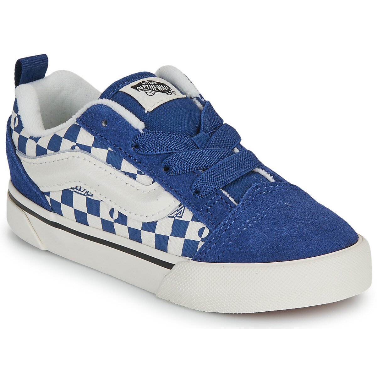 Vans Pantofi Knu Skool Elastic Lace GEO CHECK INDIGO
