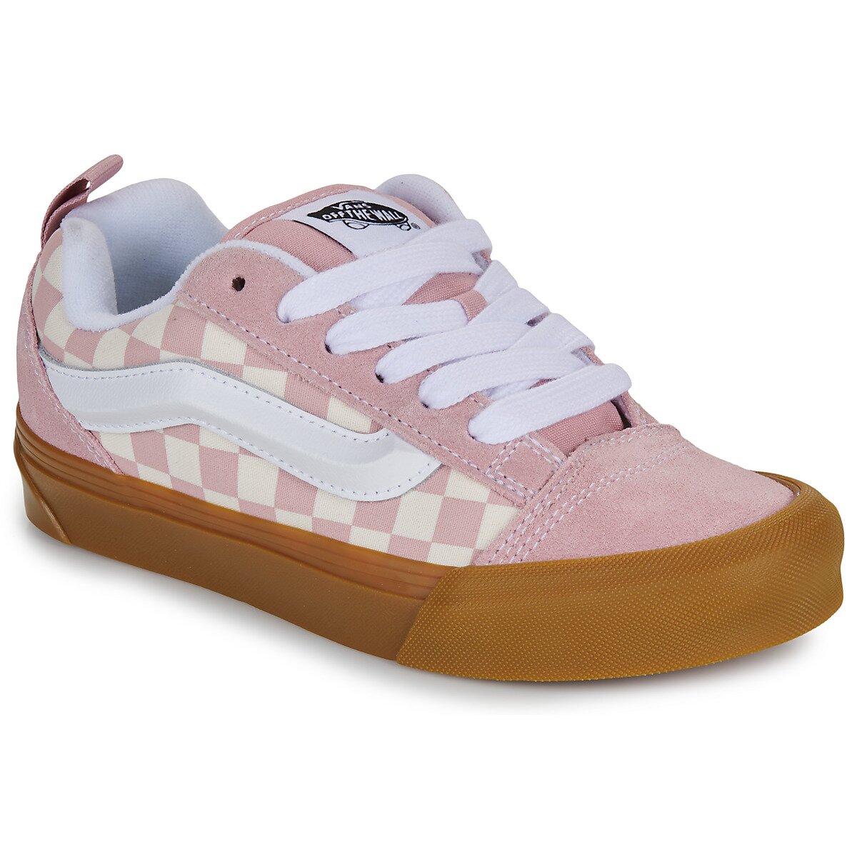 Vans Pantofi Knu Skool Gum Check Misty Mauve