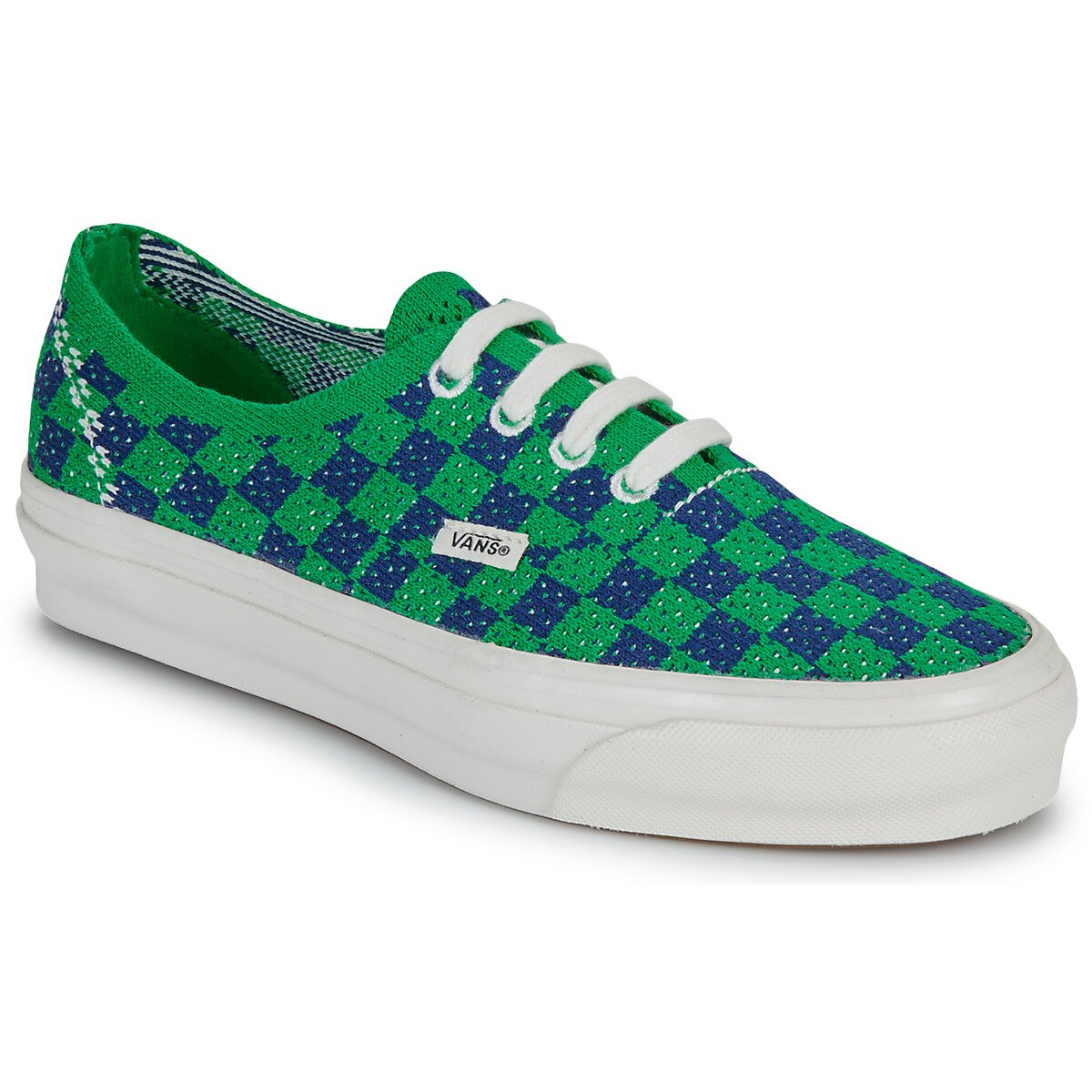 Vans Pantofi LX Authentic 44 EK Punk Check GREEN/NAVY