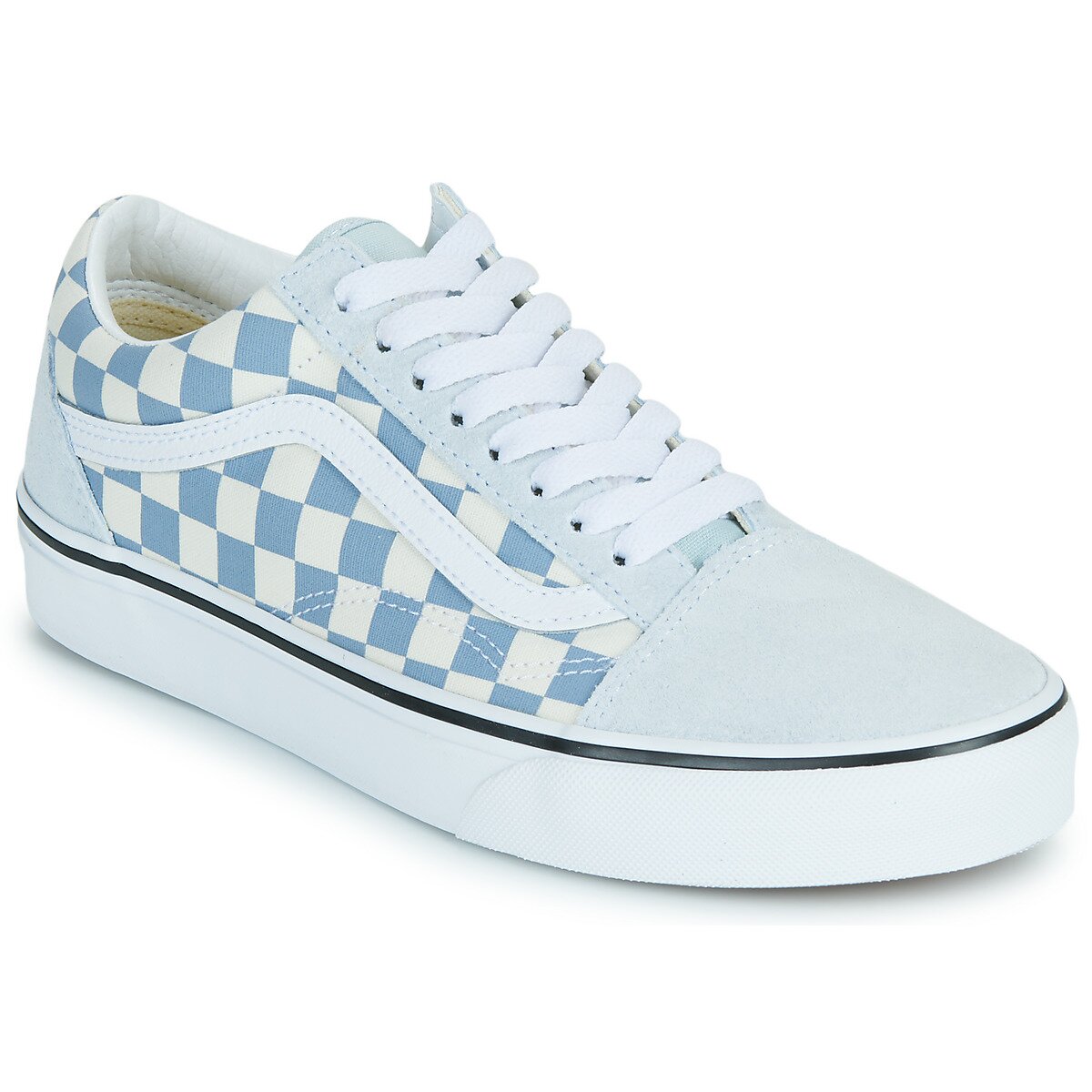 Vans Pantofi Old Skool CHECKERBOARD Dawn Mist