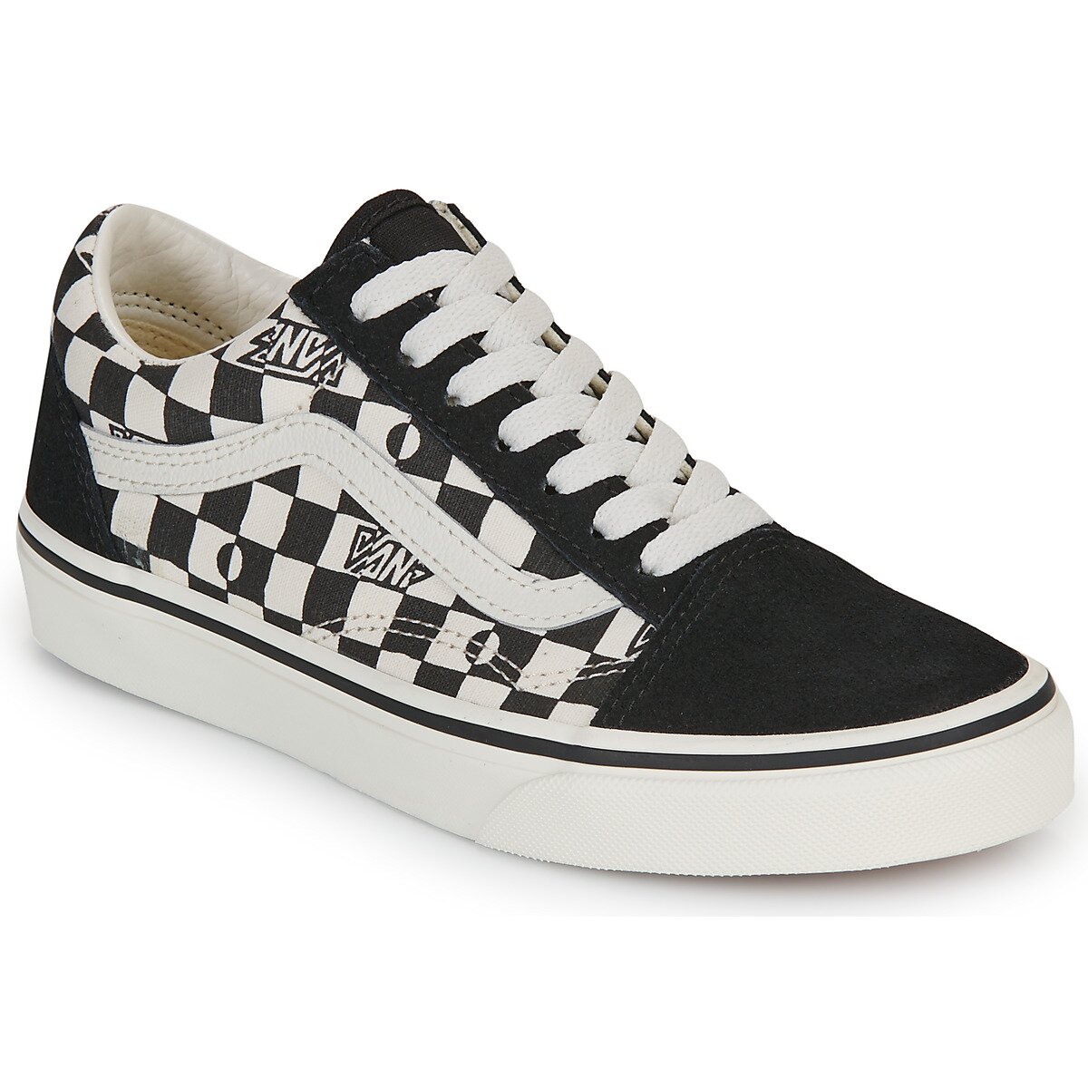 Vans Pantofi Old Skool Geo Check Black