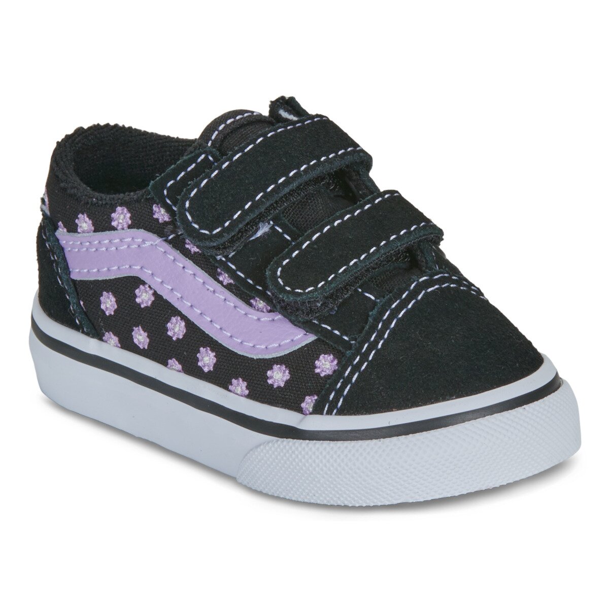 Vans Pantofi Old Skool V FLORAL EMBROIDERY PURPLE