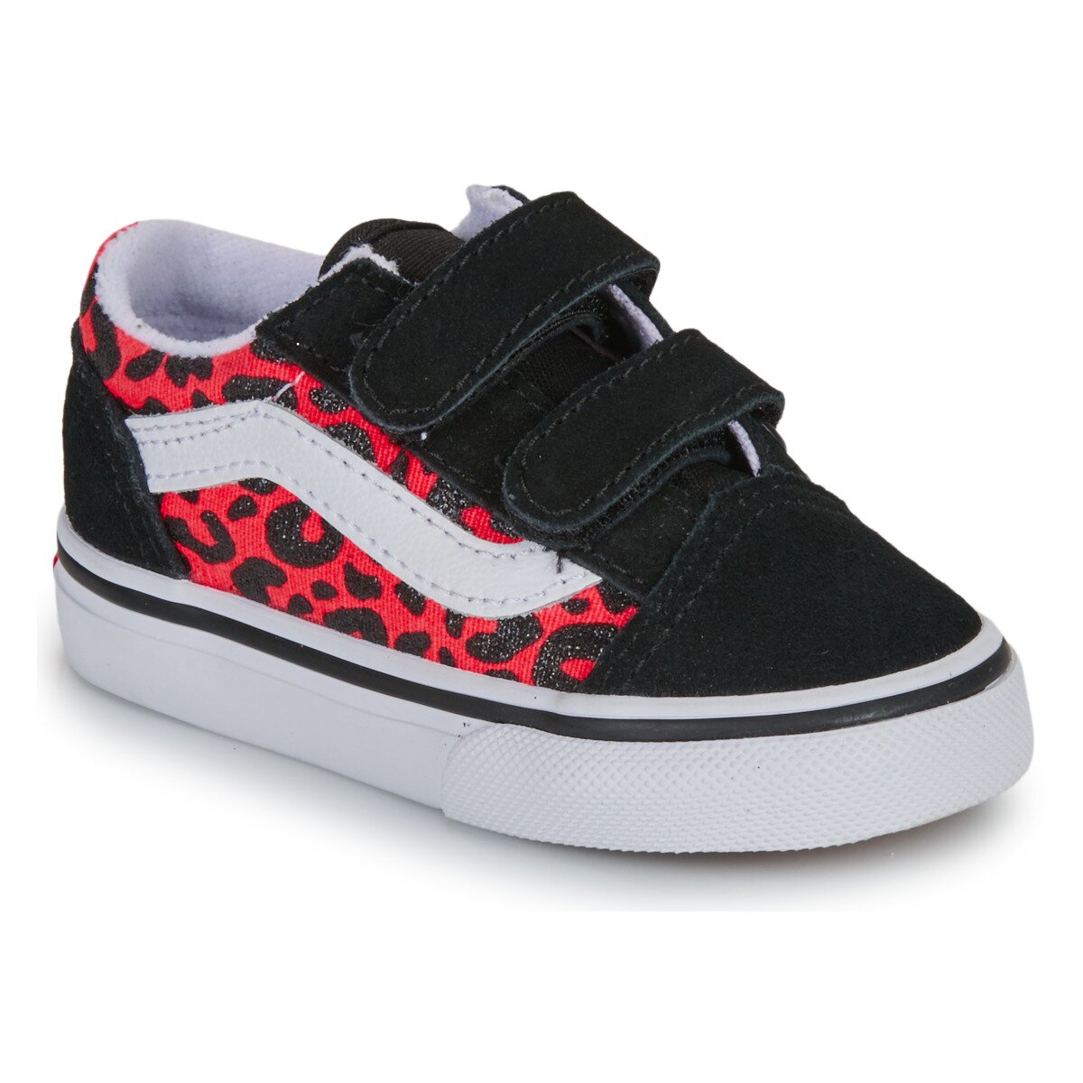 Vans Pantofi Old Skool V GLITTER LEOPARD Diva Pink