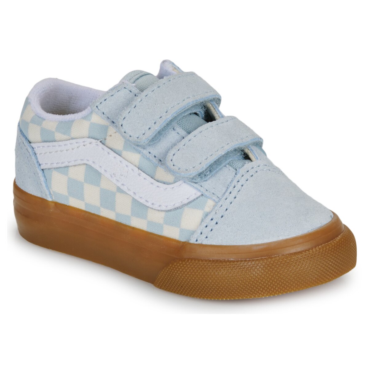 Vans Pantofi Old Skool V Gum Check Dawn Mist