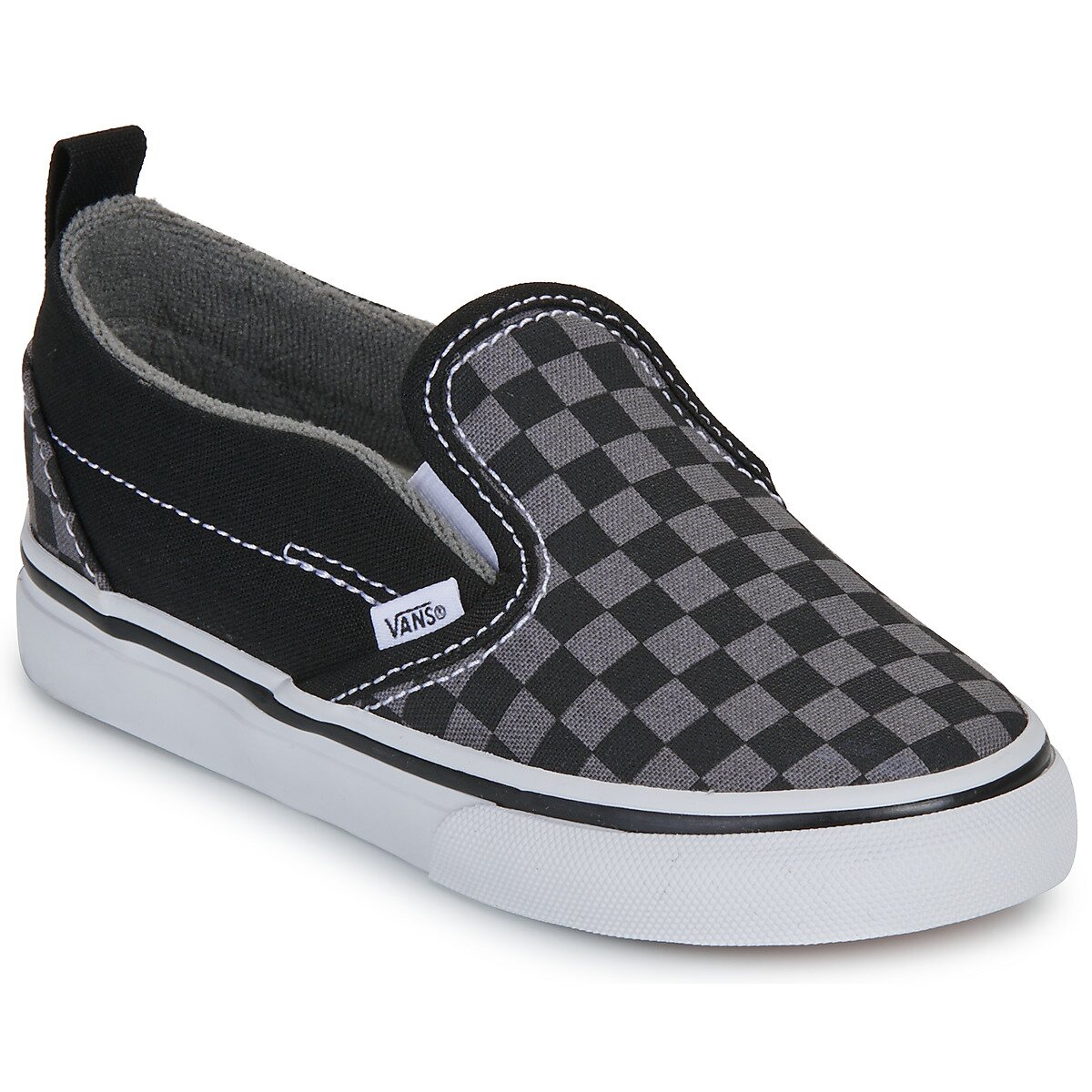 Vans Pantofi TD Slip-On V (Checkerboard) Blk/Pewter