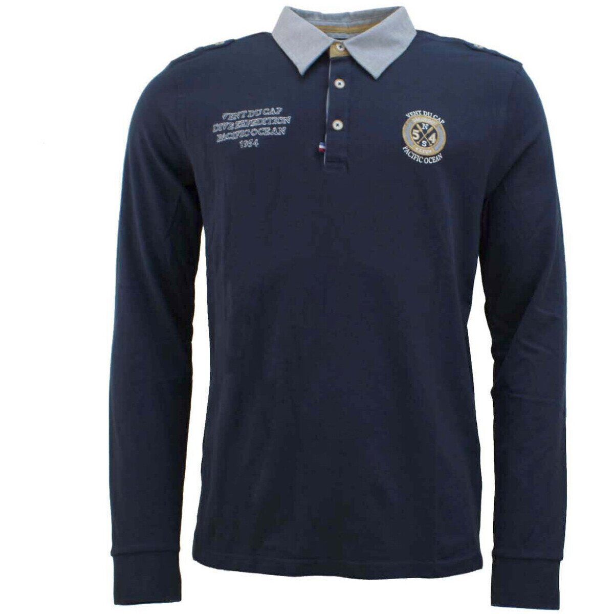 Vent Du Cap Îmbracaminte Polo manches longues homme CEDICE