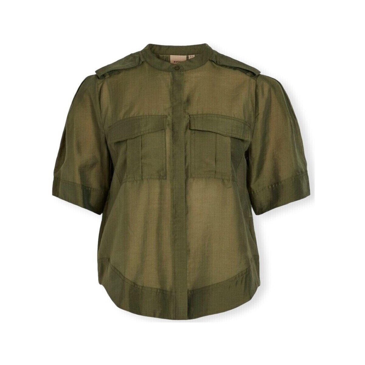 Vila Îmbracaminte Alinine Shirt 2/4 - Ivy Green