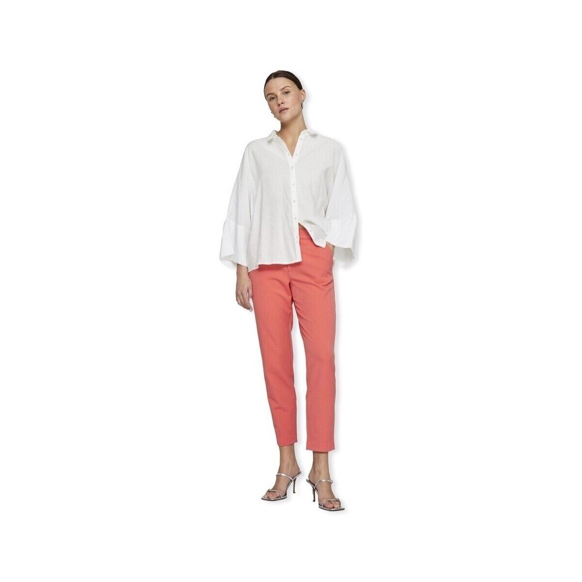 Vila Îmbracaminte Aspyn 3/4 Loose Shirt - Cloud Dancer