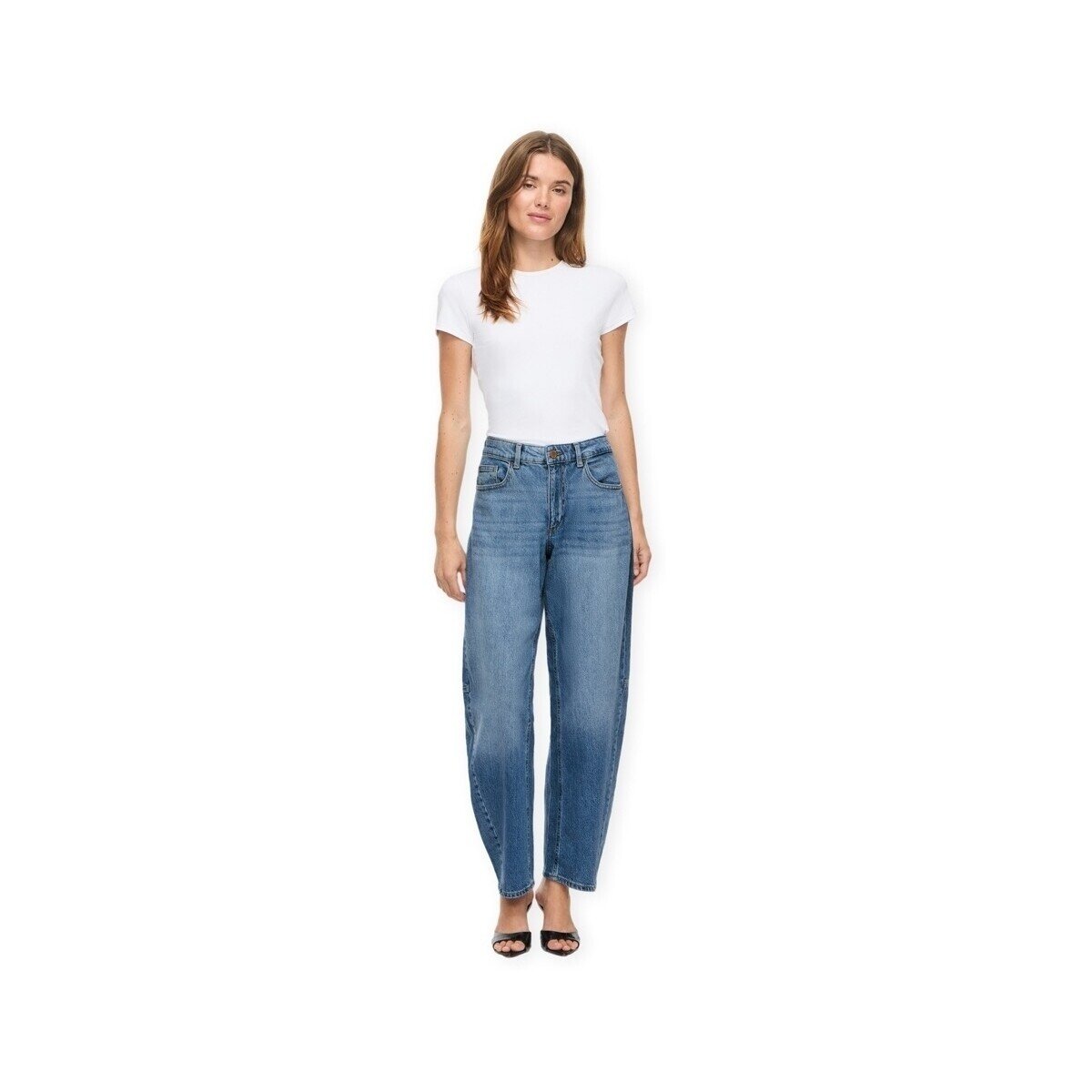 Vila Îmbracaminte Brady Barrel Jeans - Medium Blue Denim