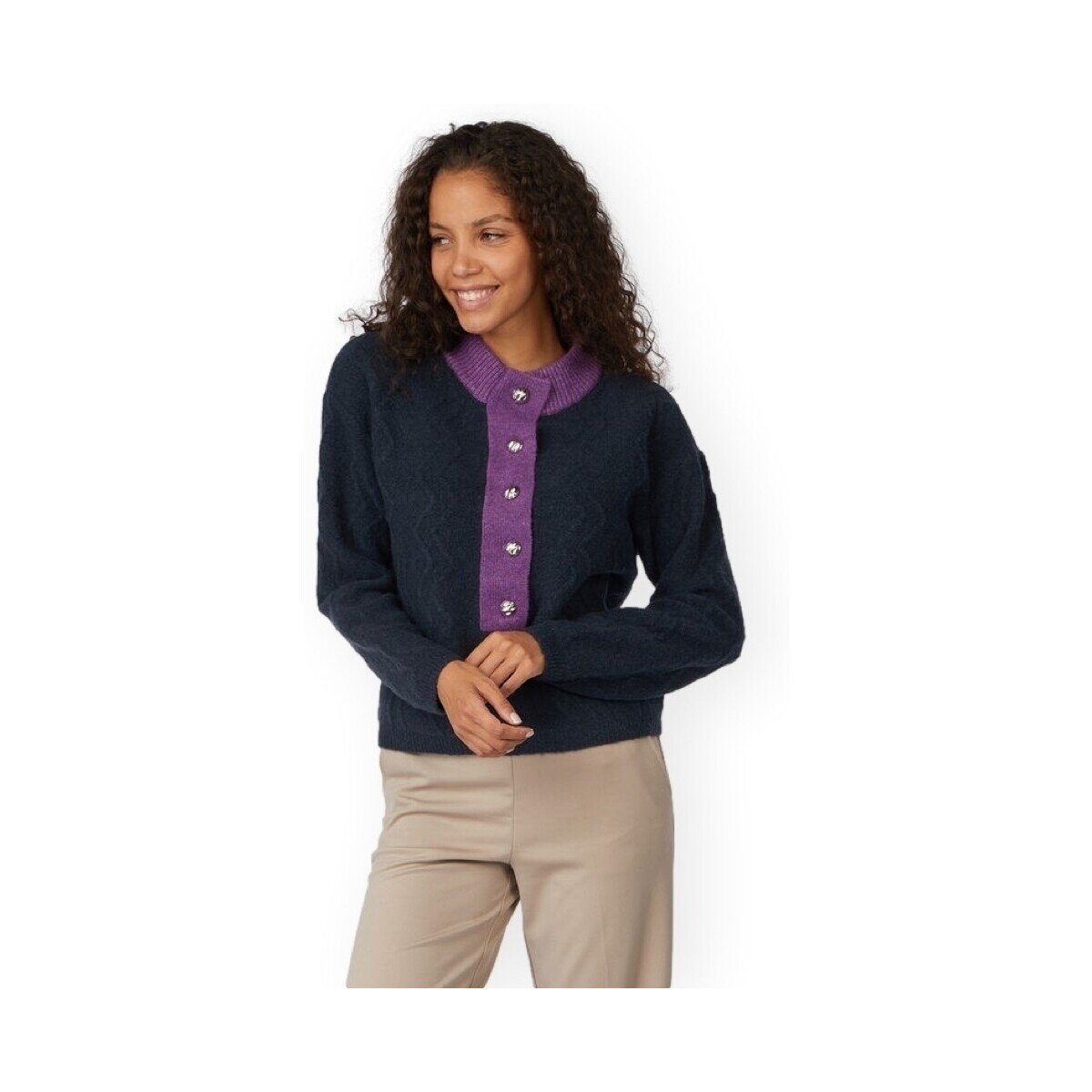 Vila Îmbracaminte Chino Cardigan - Total Eclipse