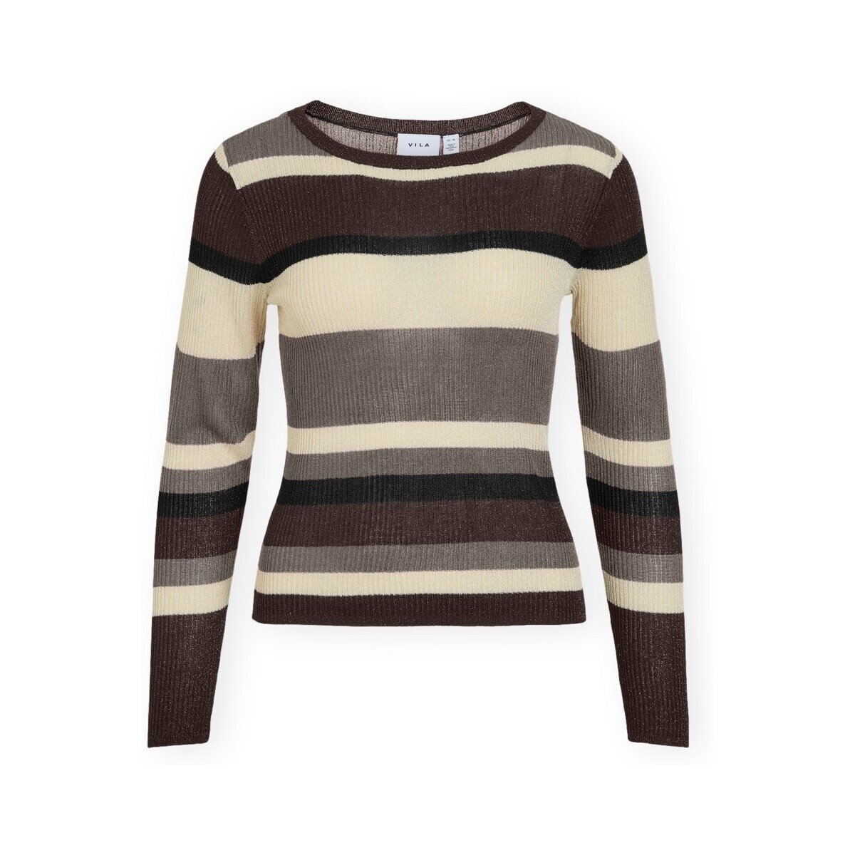 Vila Îmbracaminte Ember Open Knit - Super Light Natural Melange/Falcon