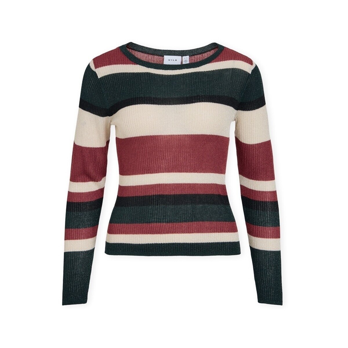 Vila Îmbracaminte Ember Open Knit - Super Light Natural Melange/Multicolor
