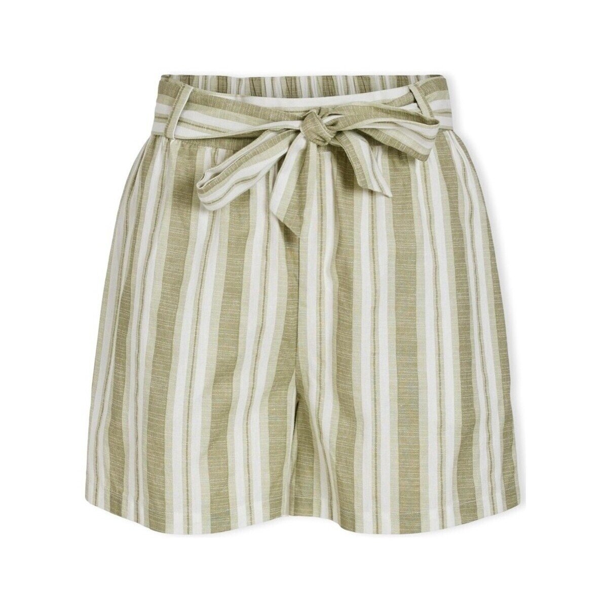 Vila Îmbracaminte Etni Shorts - Egret/Oil Green