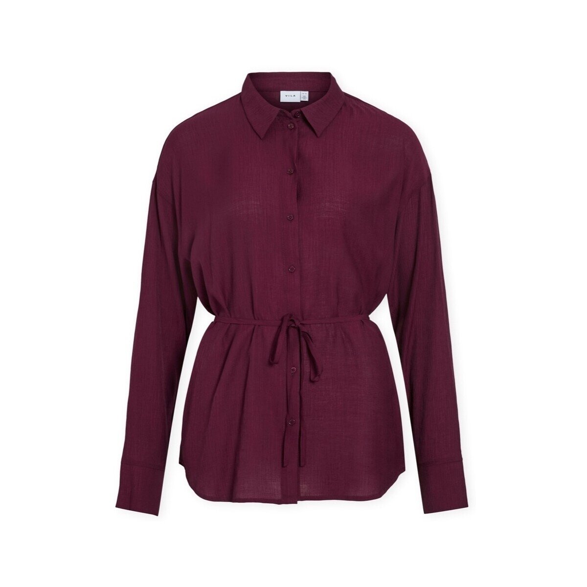 Vila Îmbracaminte Hikka Long Shirt - Fig