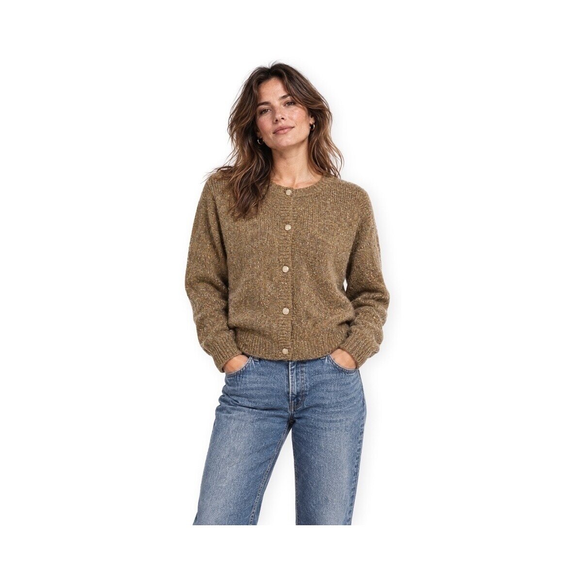 Vila Îmbracaminte Junisa Cardigan - Forest Night/Melange