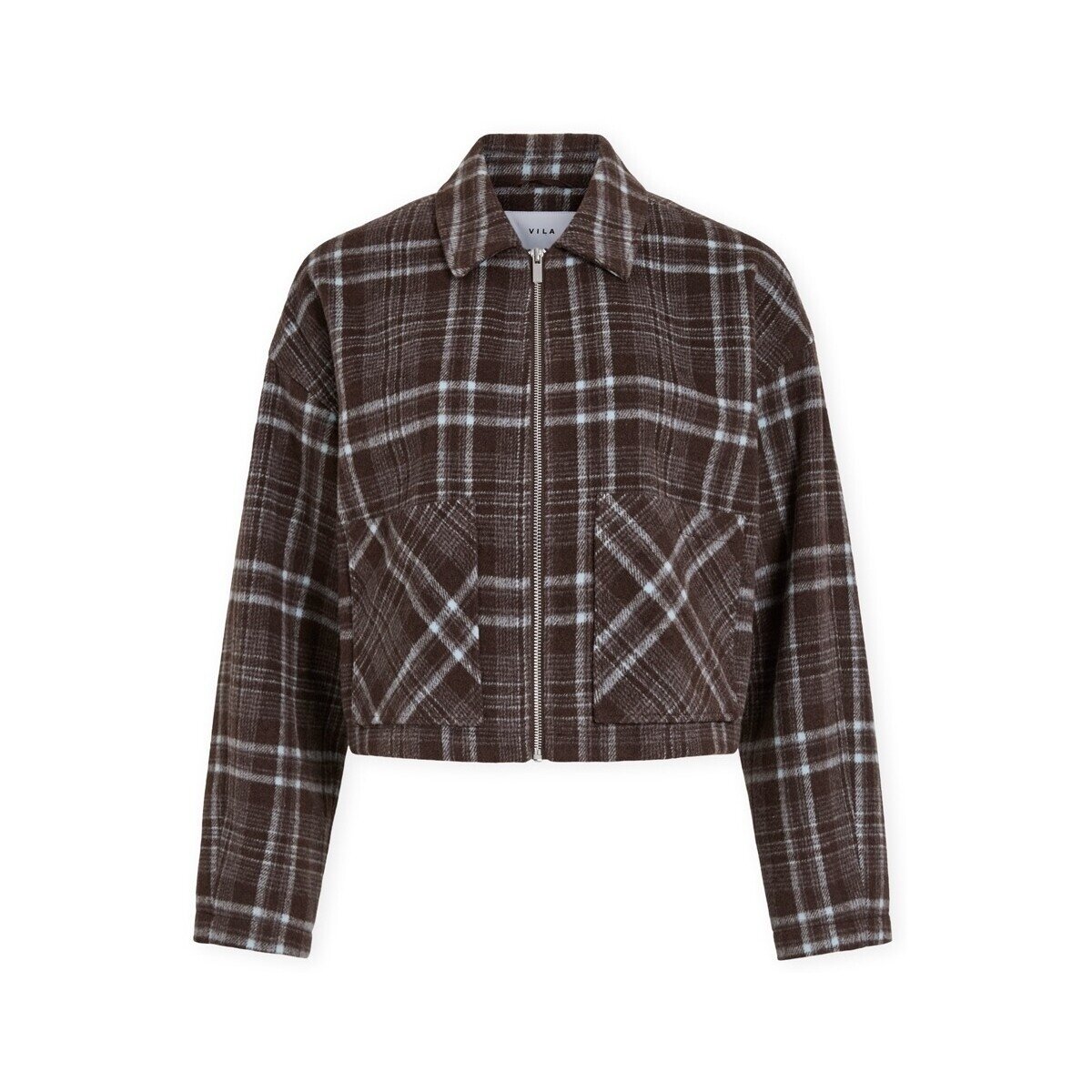Vila Îmbracaminte Karine Jacket - Coffee Bean/Blue