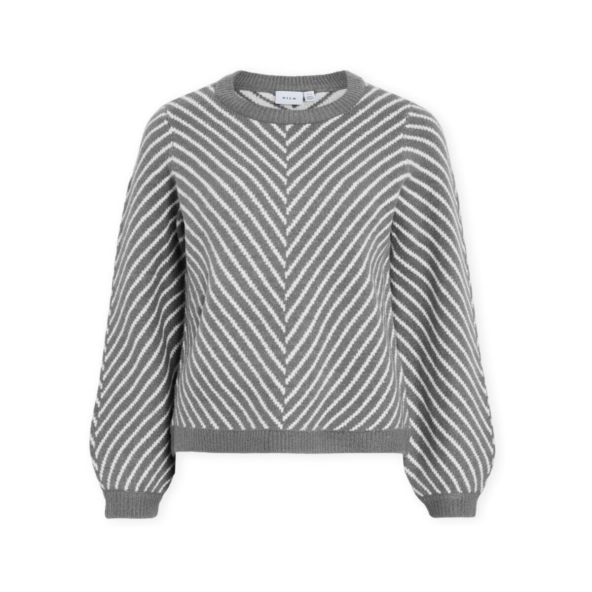 Vila Îmbracaminte Khaia Knit - Medium Grey Melange