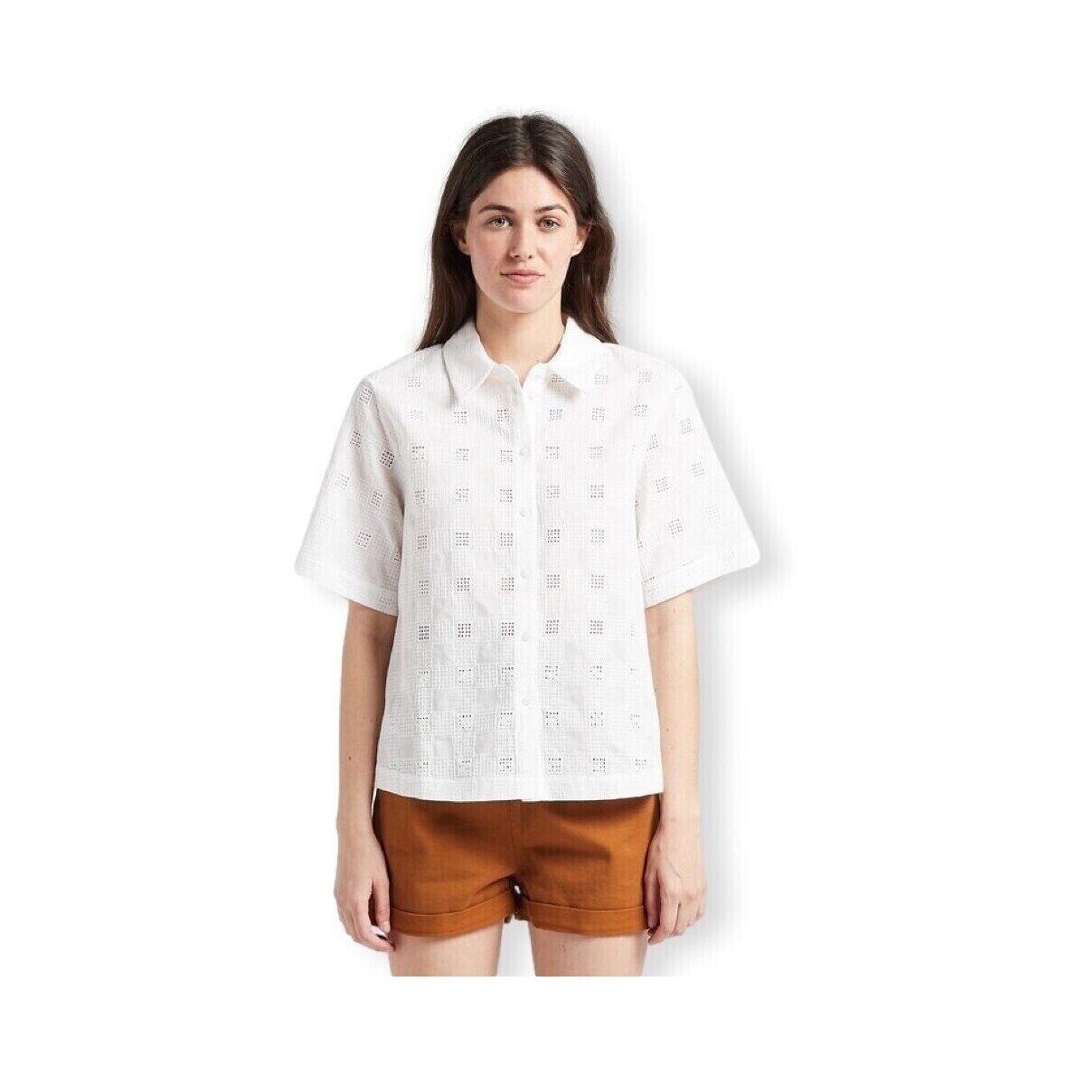 Vila Îmbracaminte Lucie Shirt 2/4 - Cloud Dancer