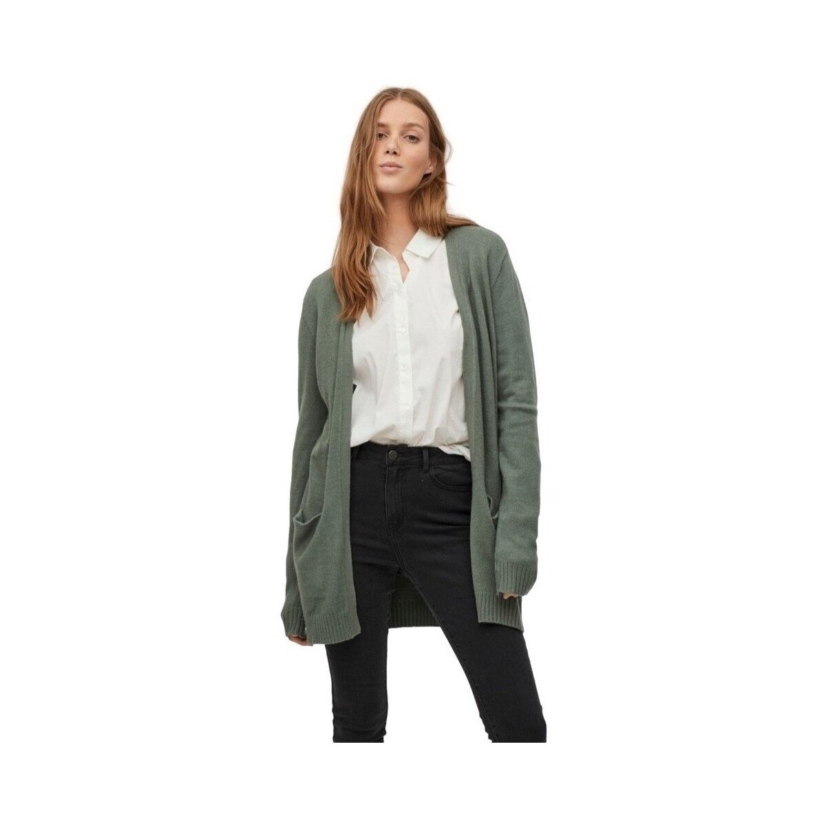 Vila Îmbracaminte Noos Cardigan Ril - Laurel Wreath