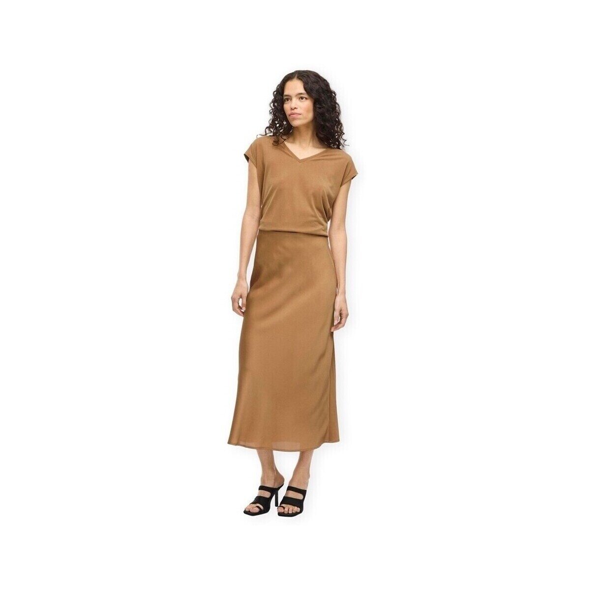 Vila Îmbracaminte Noos Elette Skirt - Bistre