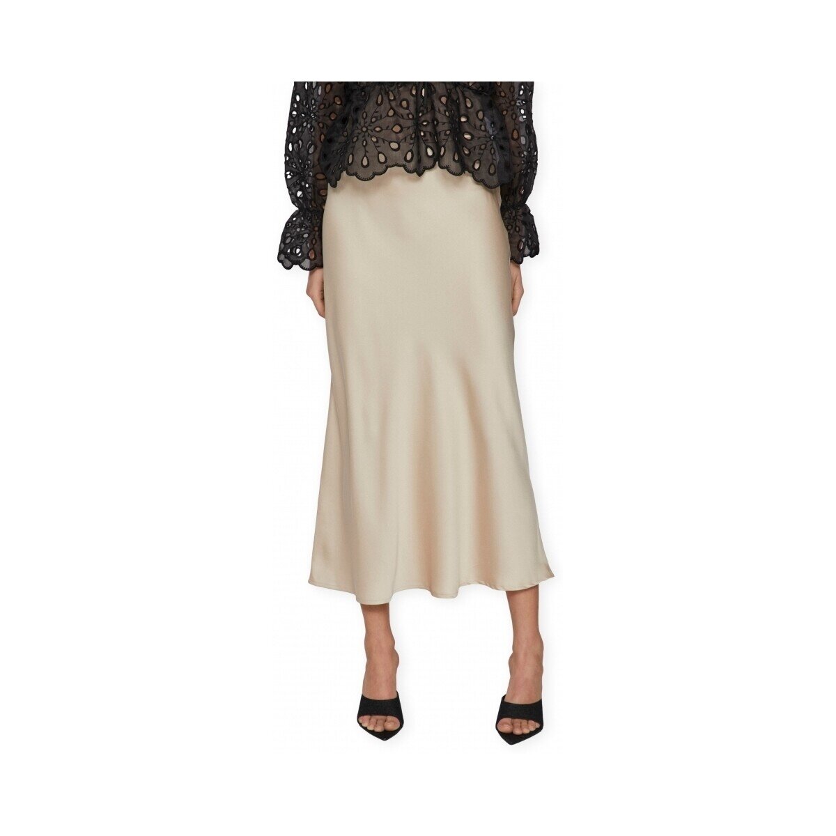 Vila Îmbracaminte Noos Elette Skirt - Cement