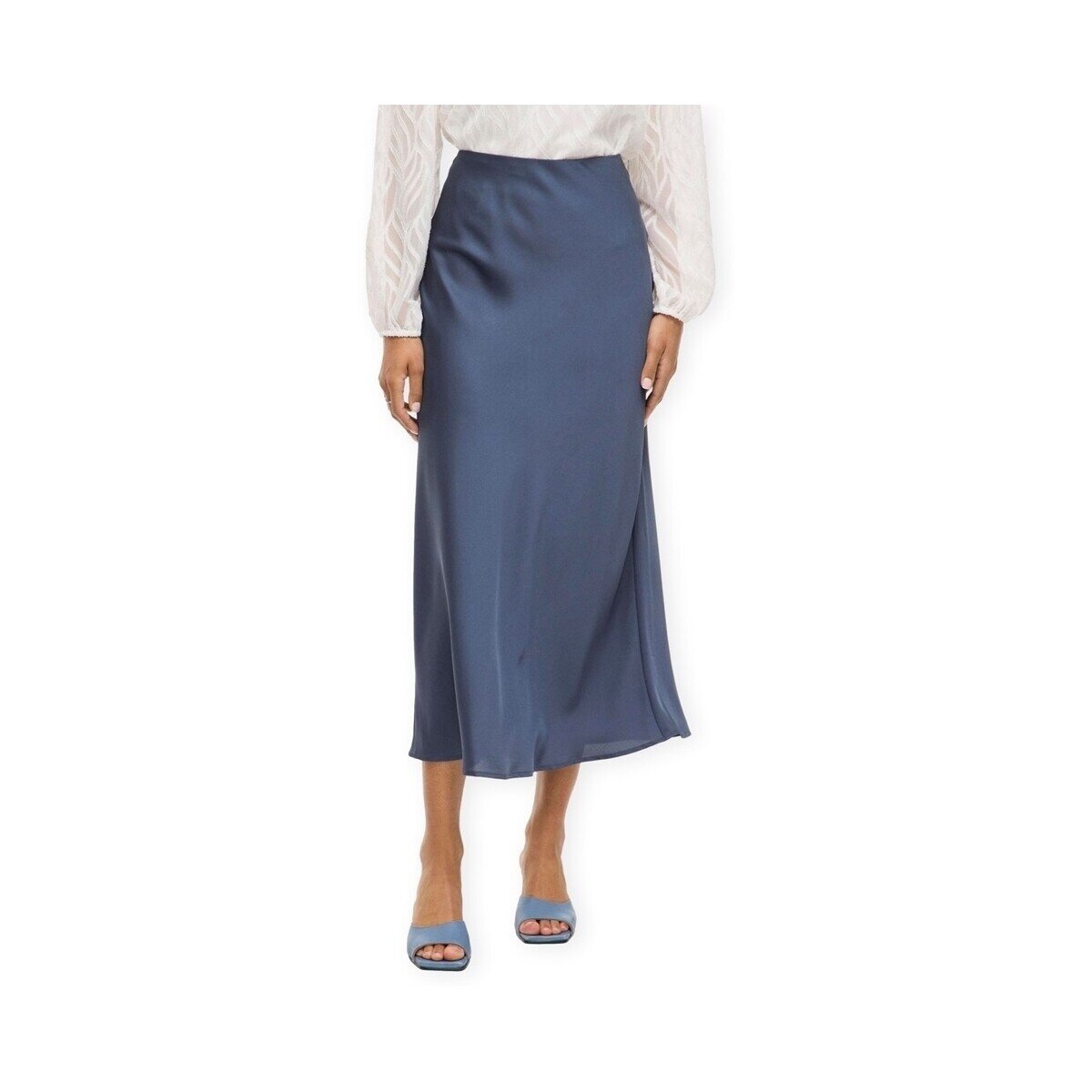 Vila Îmbracaminte Noos Elette Skirt - Vintage Indigo