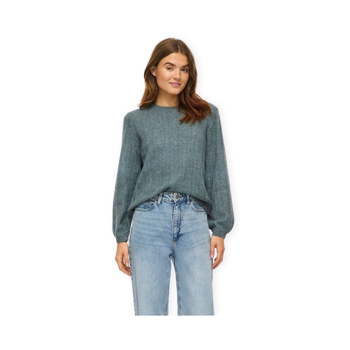 Vila Îmbracaminte Noos Liga Pointelle Knit - Balsam Green