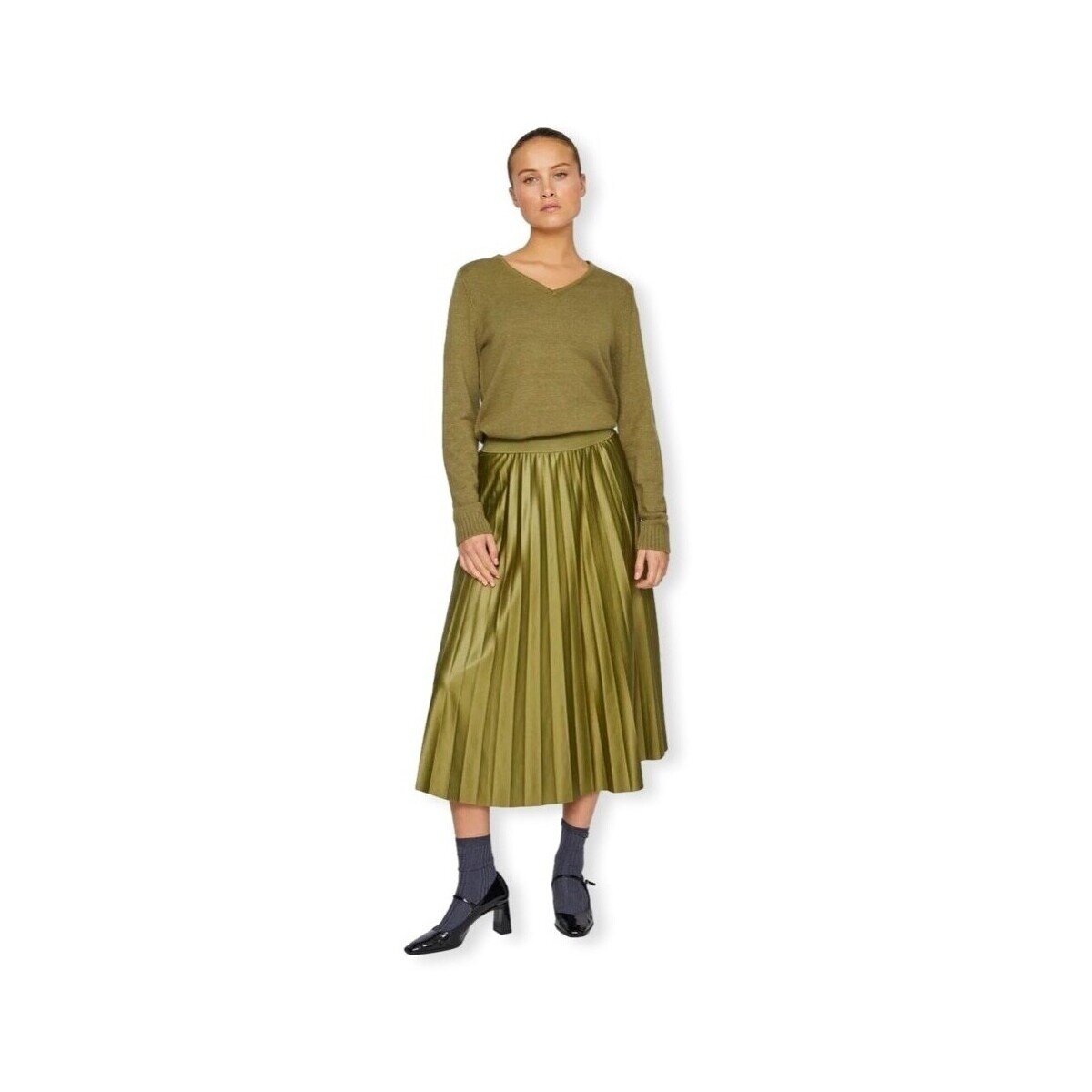 Vila Îmbracaminte Noos Nitban Skirt - Capulet Olive